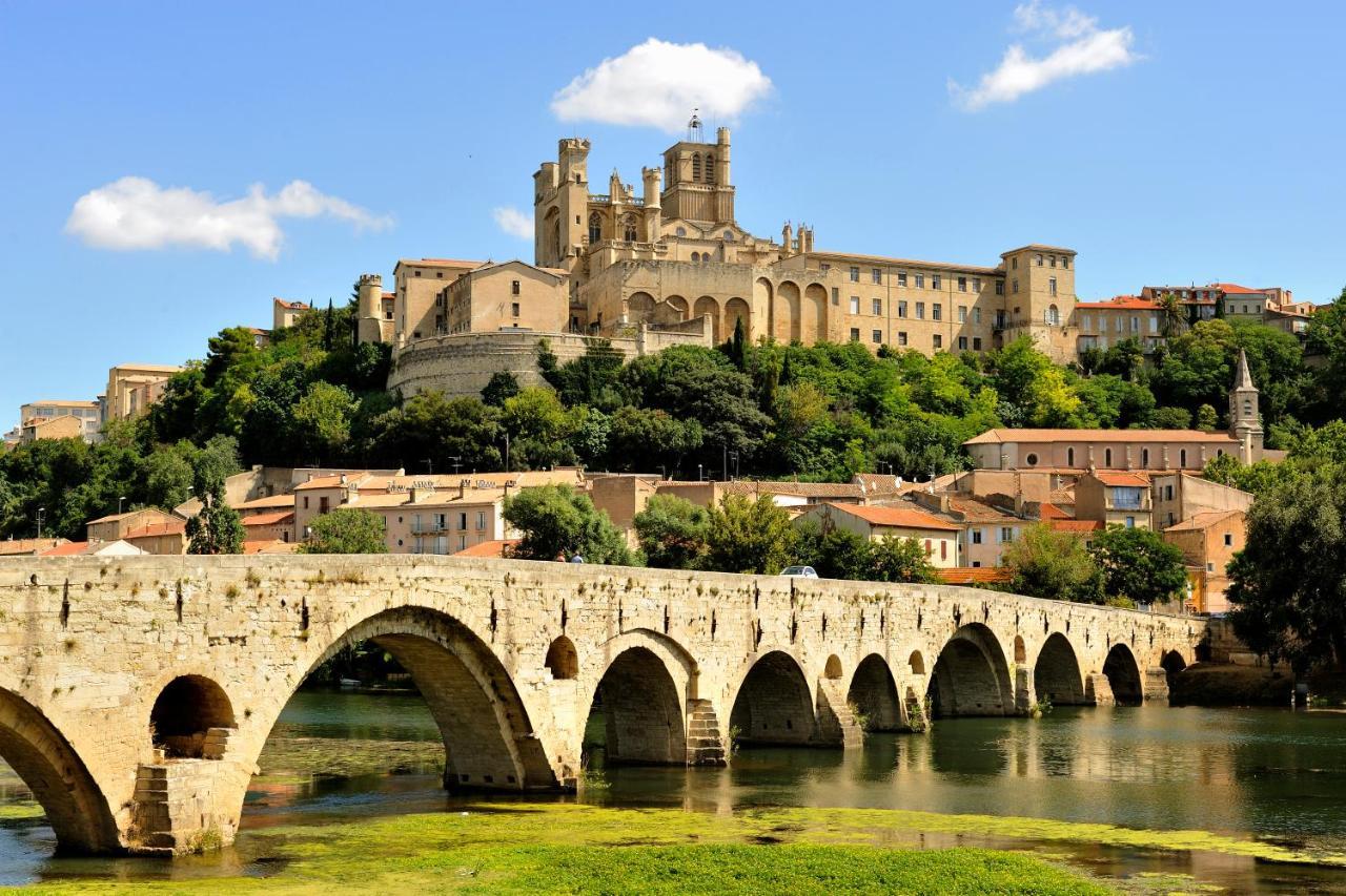 "La Cle Des Champs"-Meuble De Tourisme 3 Etoiles -Residence "Les Logis De Beziers"-Garage Optionnel-Coeur De Ville-Plages A 16Km ! Kültér fotó